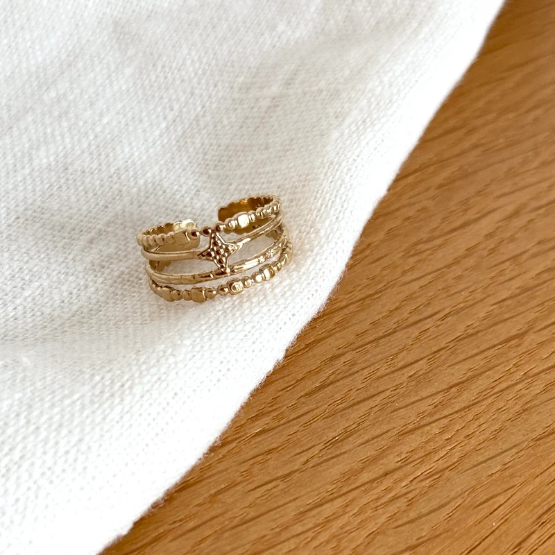 Bague "Tess" acier
