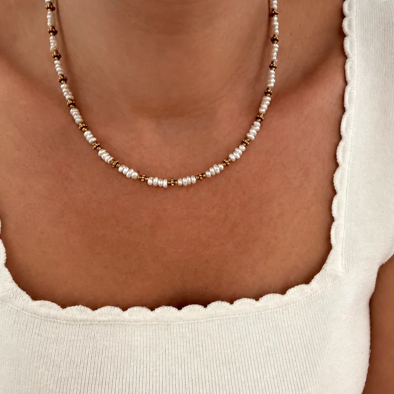 Collier "Emilie" acier