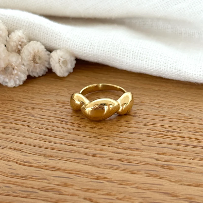 Bague "Malia" acier