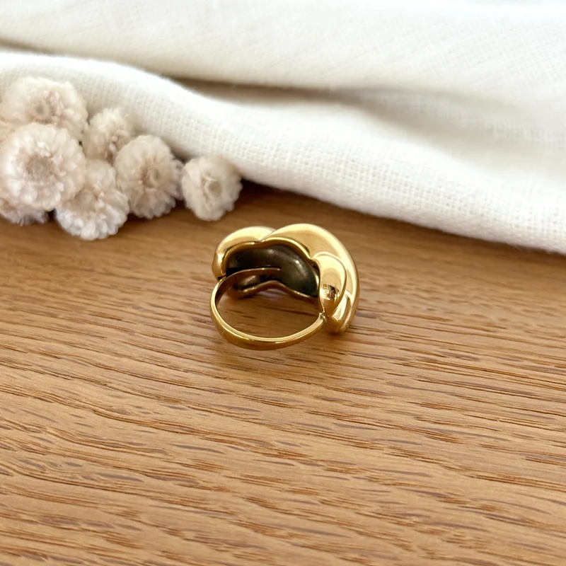 Bague "Abbie" acier