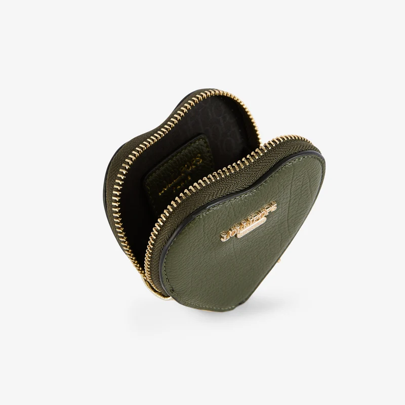 Porte-monnaie kaki Roselaine