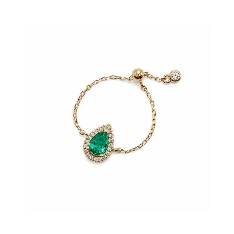 BAGUE "JAIPUR MOJITO" REGLABLE