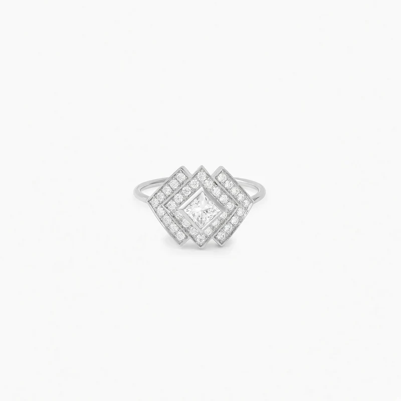Ginger Ring 6–Full Diamond White Gold