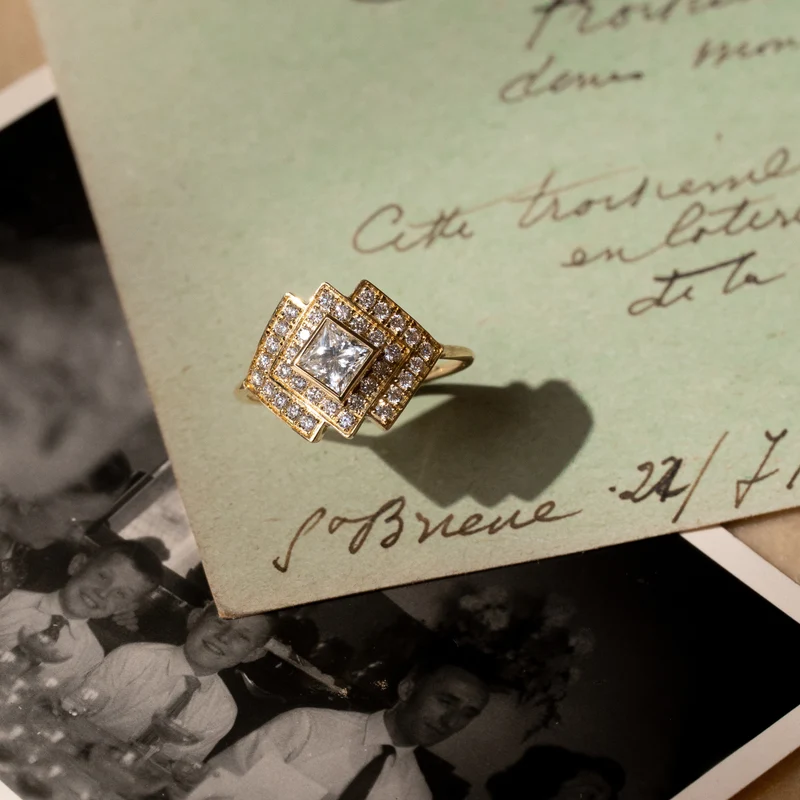 Ginger Ring 6–Full Diamond Rose Gold