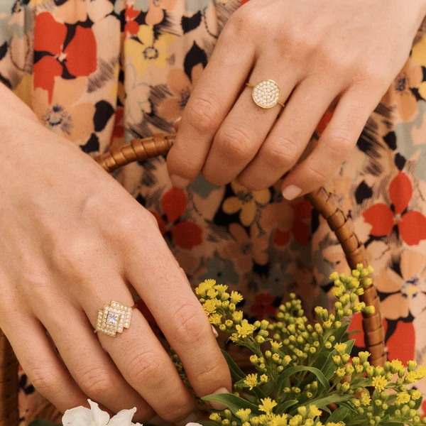 Ginger Ring 6–Full Diamond Rose Gold