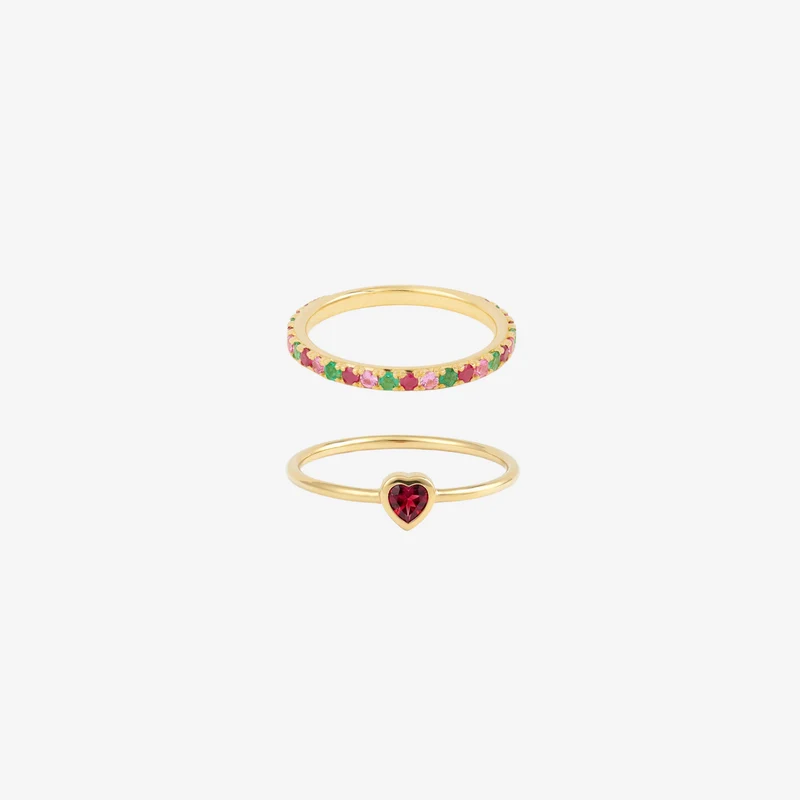 Combo Love Petit Cœur Red