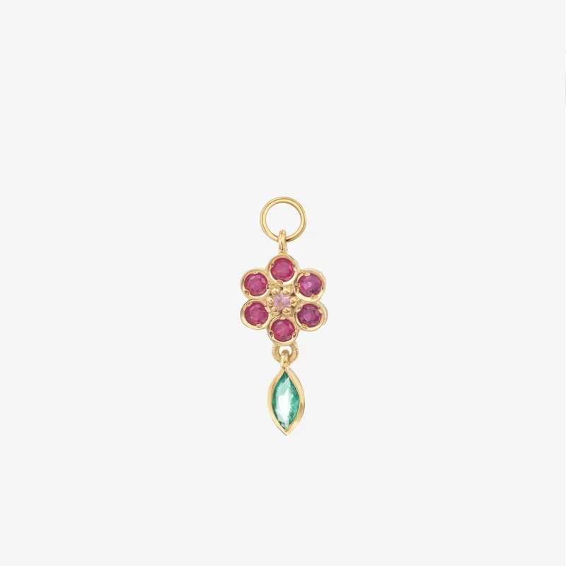 Earring Charm Miniflower 2