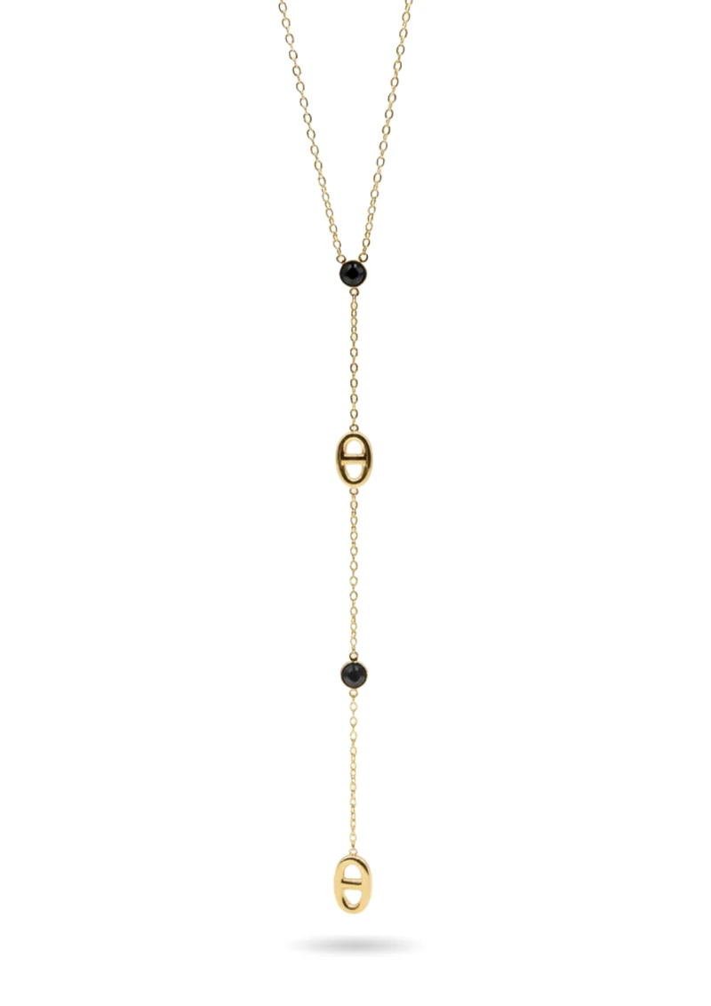 Collier Décolleté Maille Marine