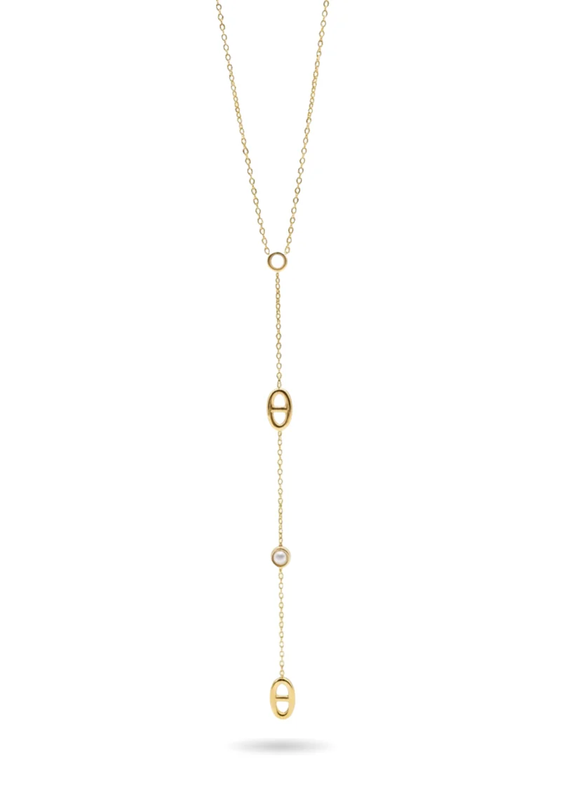 Collier Décolleté Maille Marine