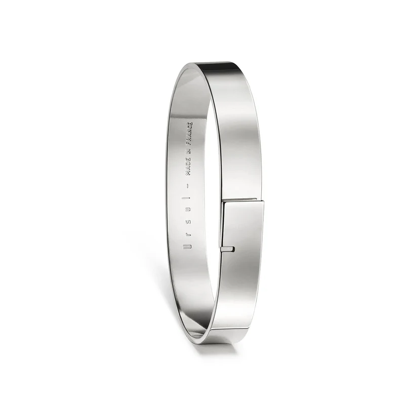 Manchette argent poli | SATURNE.9