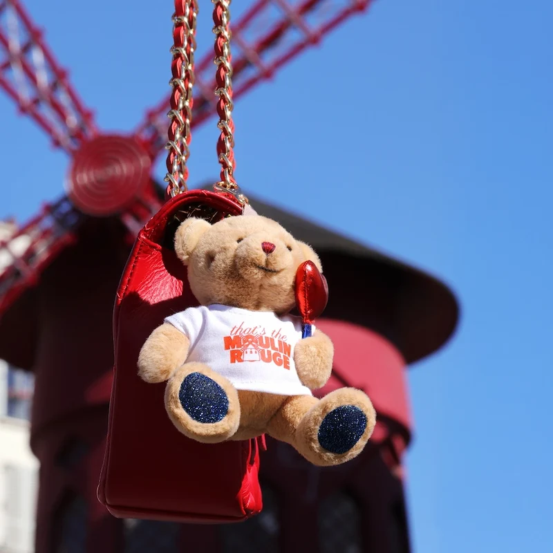 PORTE-CLE OURS THAT'S THE MOULIN - MOULIN ROUGE® X DOUDOU&COMPAGNIE