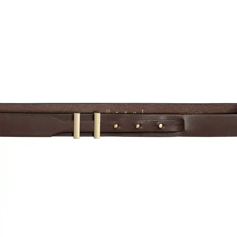 Ceinture homme fine cuir chocolat | SPARTIATE.24