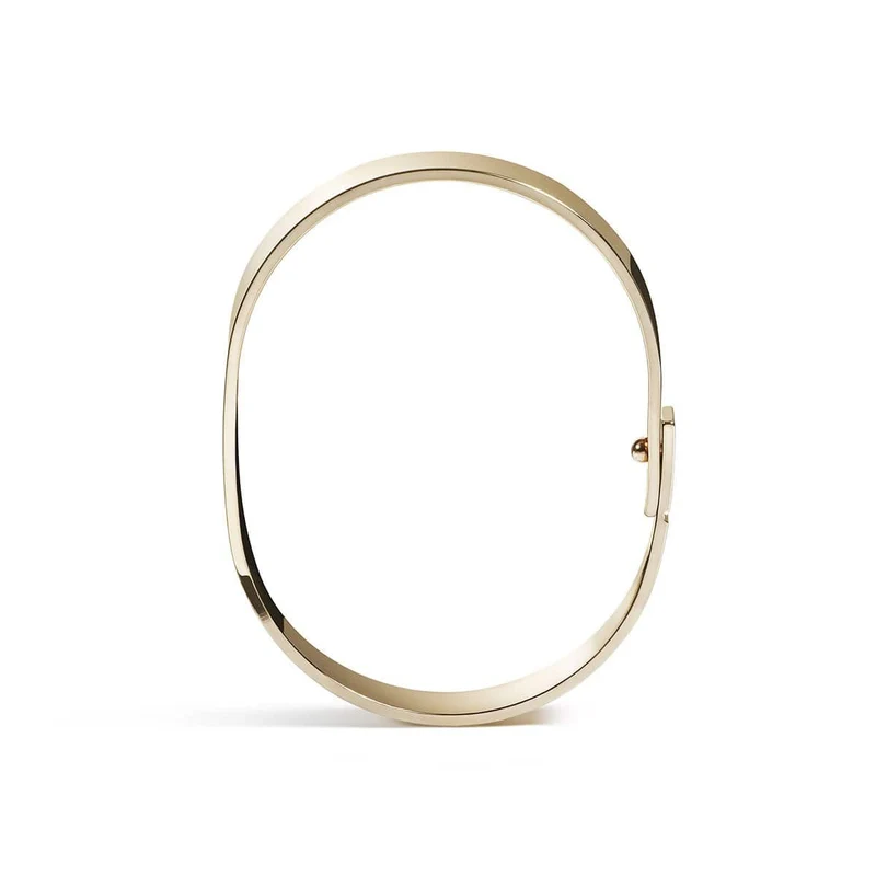 Jonc homme or 18K - 5mm | SATURNE.5