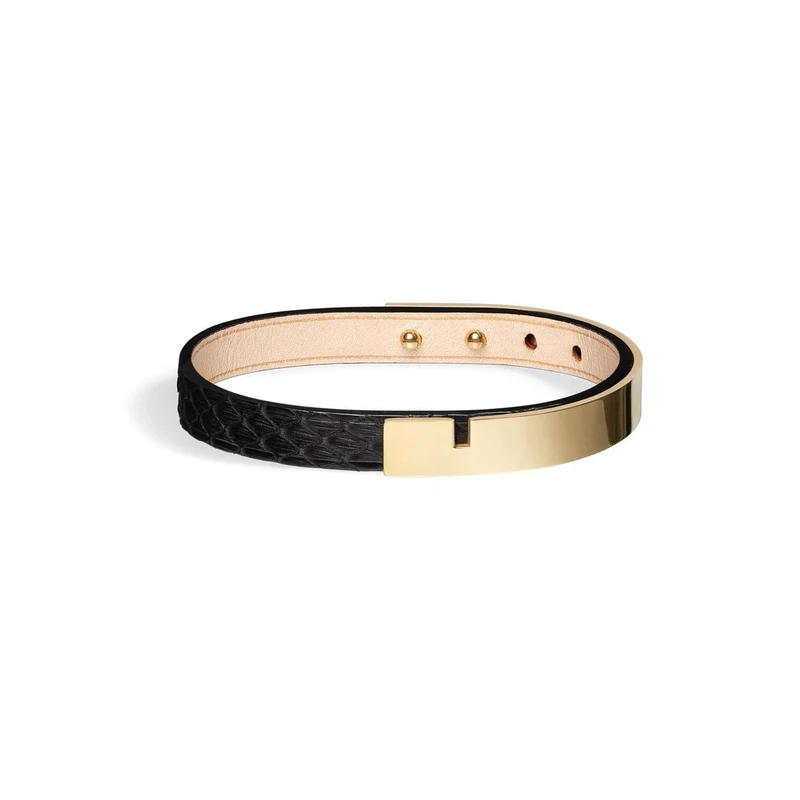 Bracelet homme or & python | U'TURN.9