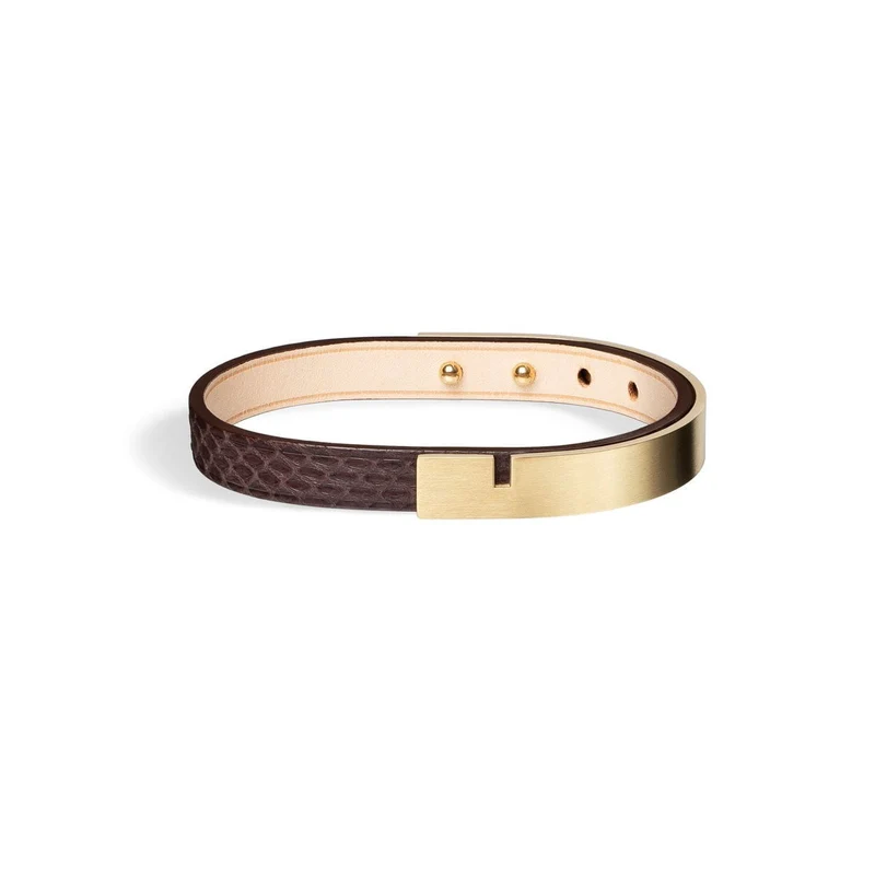 Bracelet homme or & python | U'TURN.9