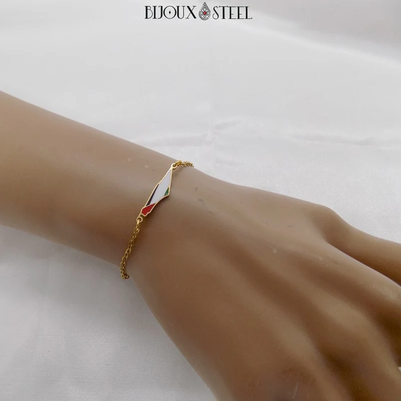 Bracelet Palestine en acier inoxydable