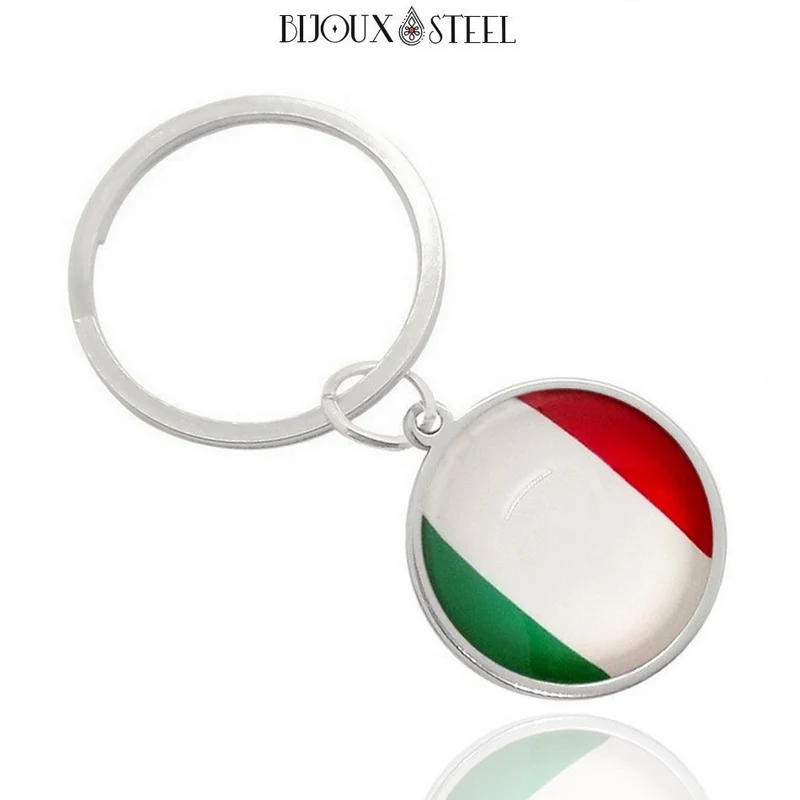 Porte-clés drapeau de l'Italie