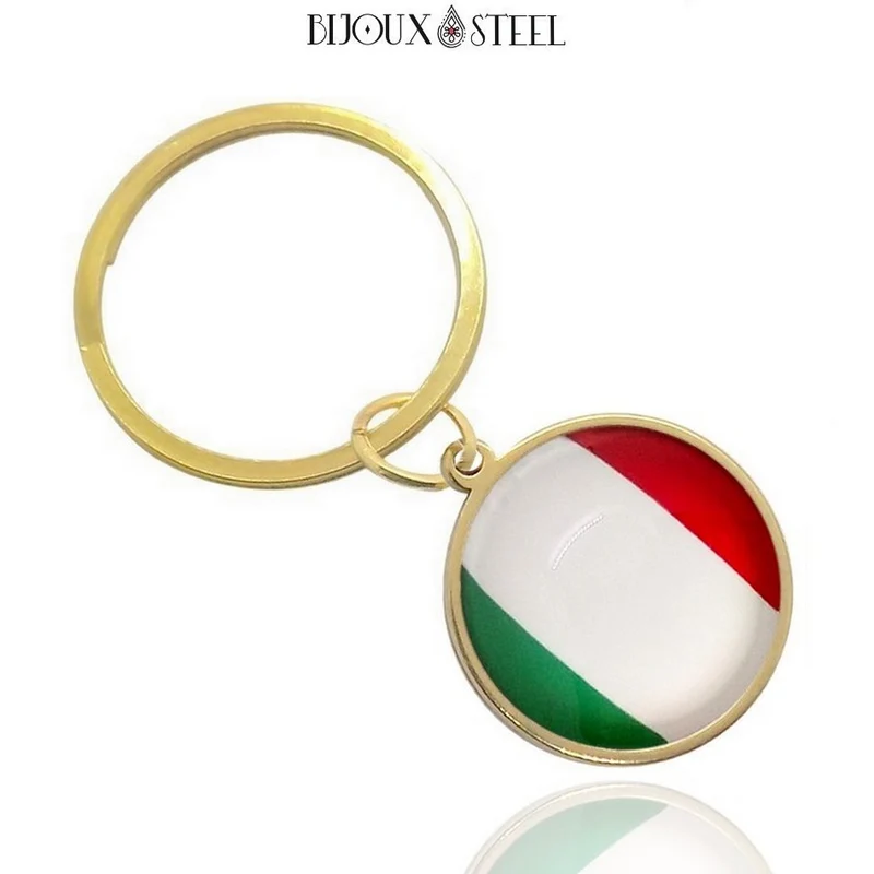 Porte-clés drapeau de l'Italie