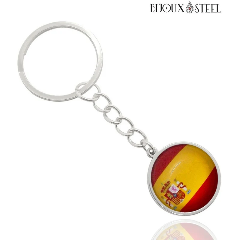 Porte-clés drapeau de l'Espagne