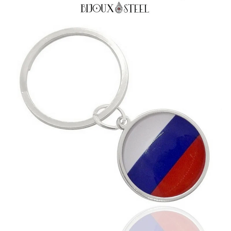 Porte-clés drapeau de la Russie