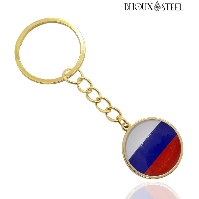 Porte-clés drapeau de la Russie