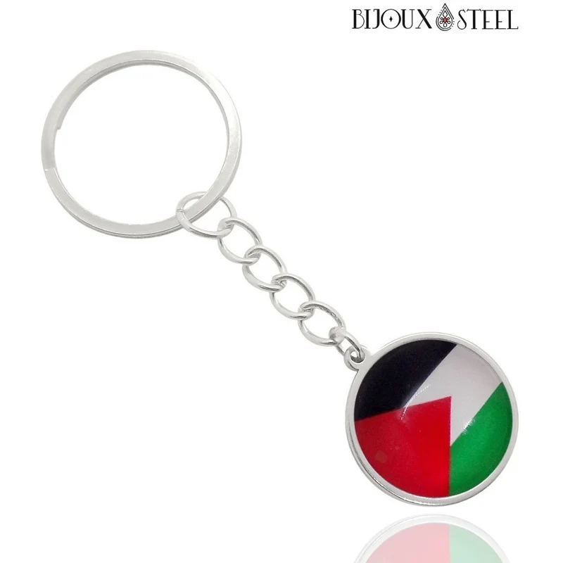 Porte-clés drapeau de la Palestine