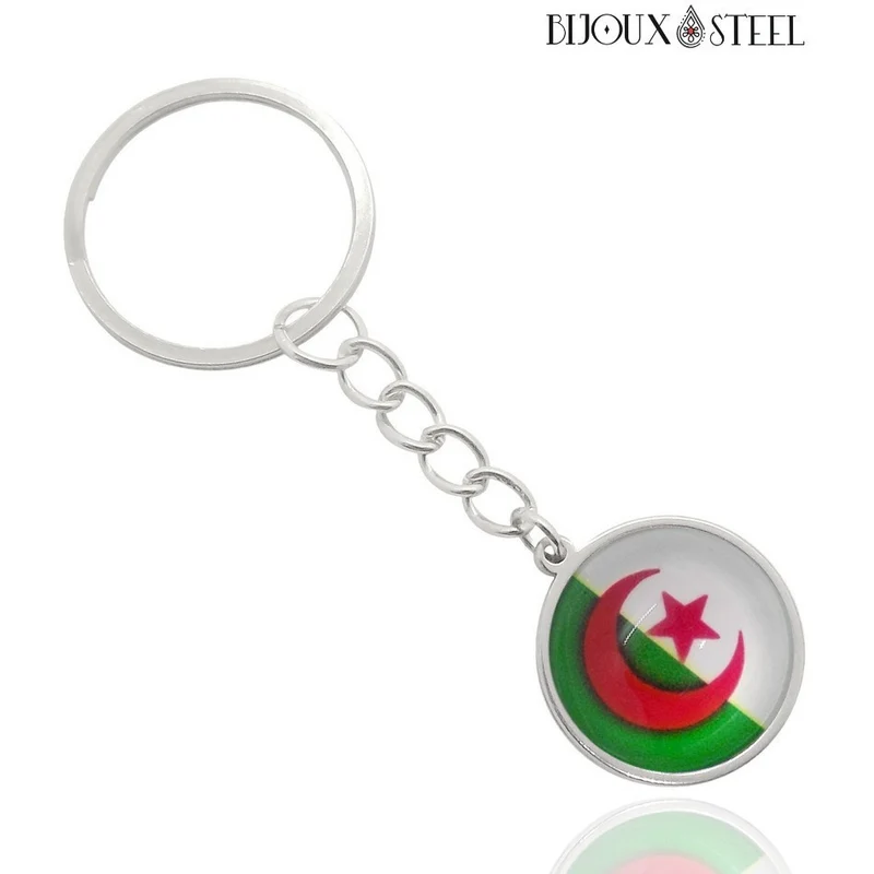 Porte-clés drapeau de l'Algérie