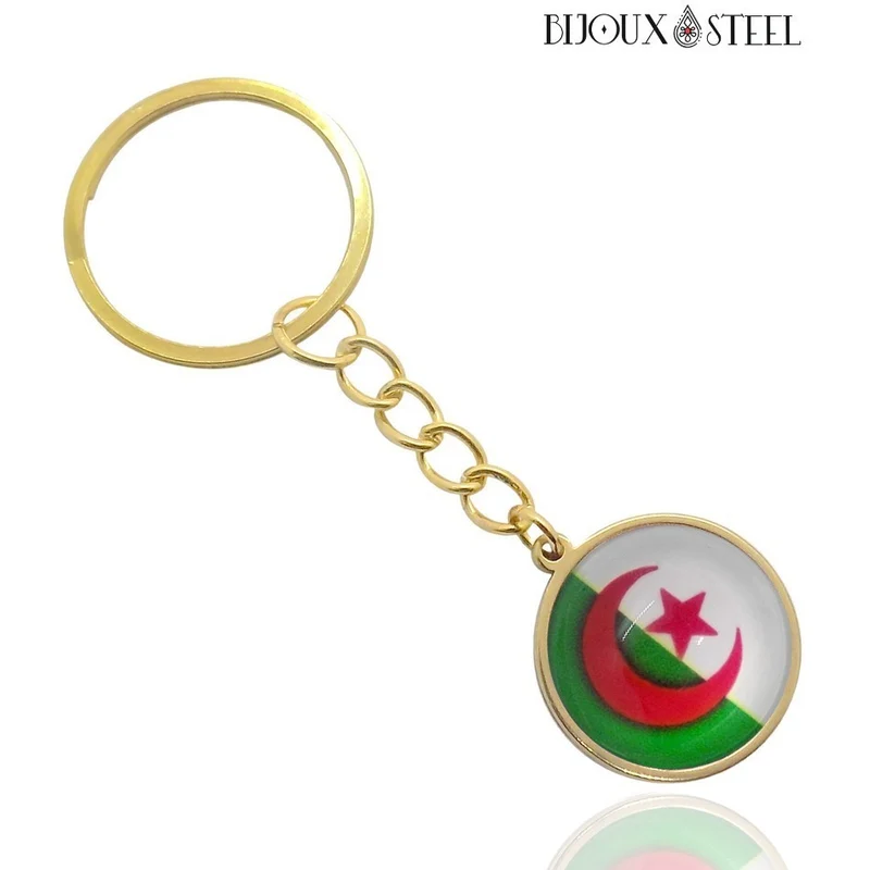 Porte-clés drapeau de l'Algérie