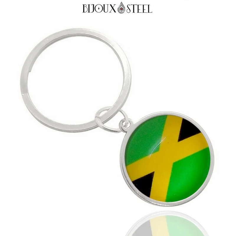 Porte-clés drapeau de la Jamaïque