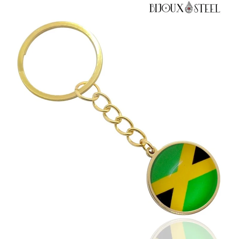 Porte-clés drapeau de la Jamaïque