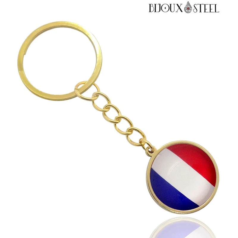 Porte-clés drapeau de la France