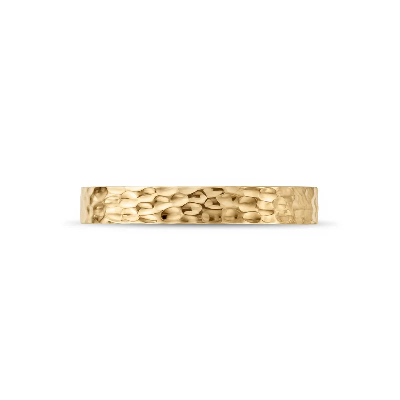 4mm Hammered Wedding Band