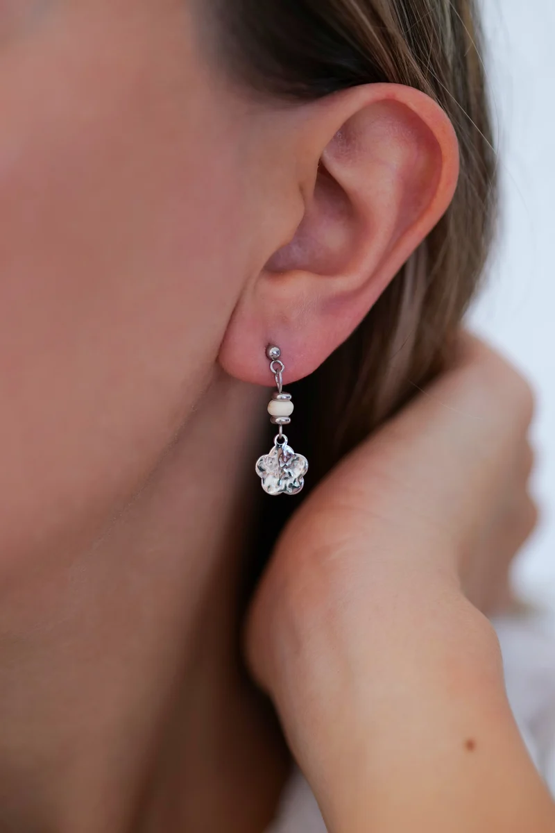 Boucles d’oreilles BETTY acier