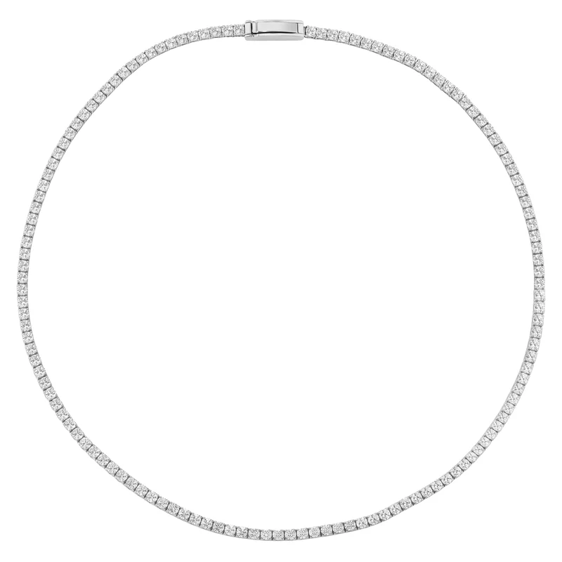 Engravable Tennis Necklace | 3mm