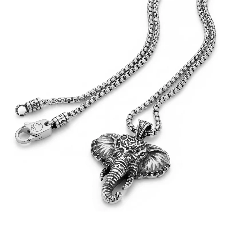 Pendentif « Éléphant de la savane »