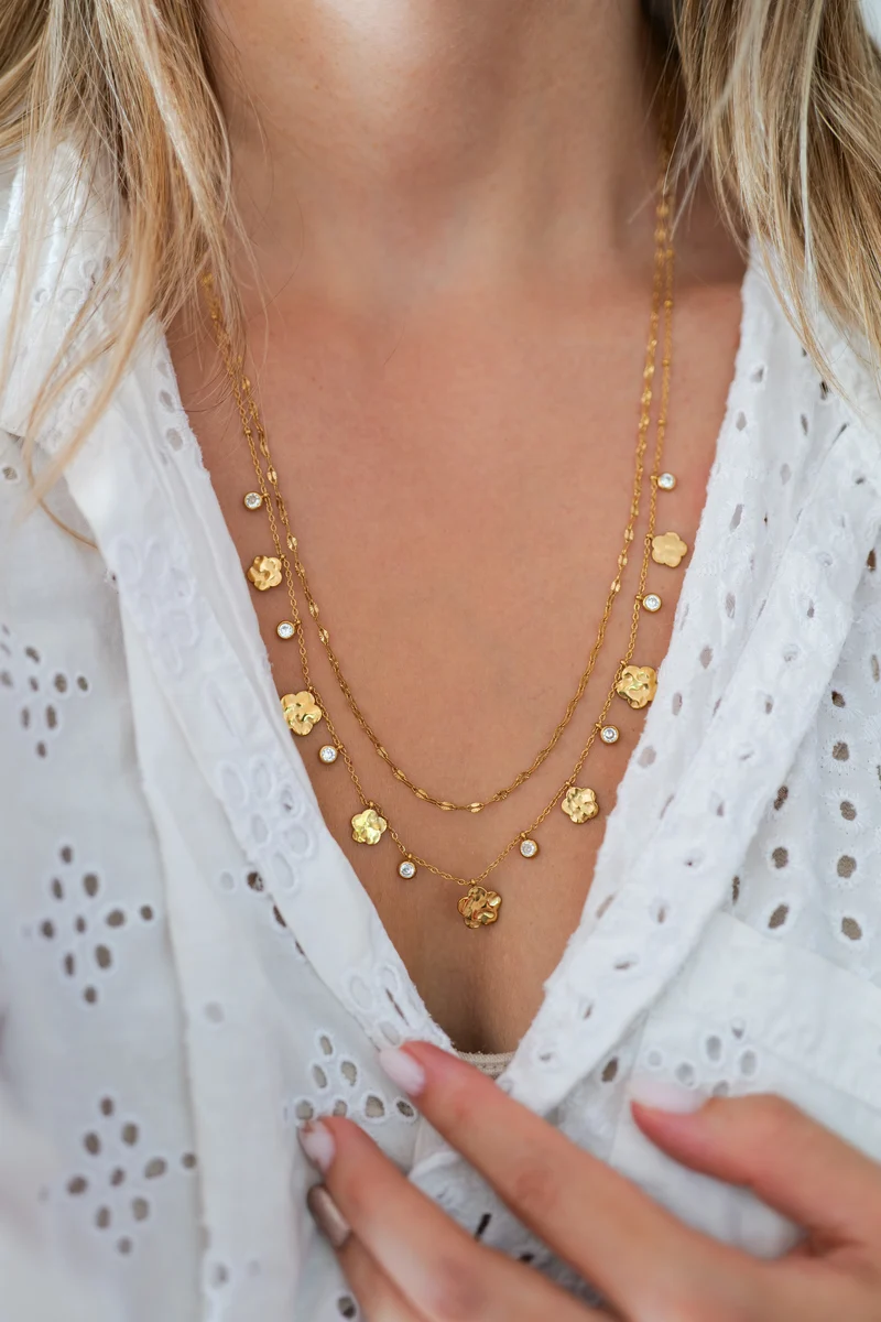 Collier sautoir JOHANNA acier