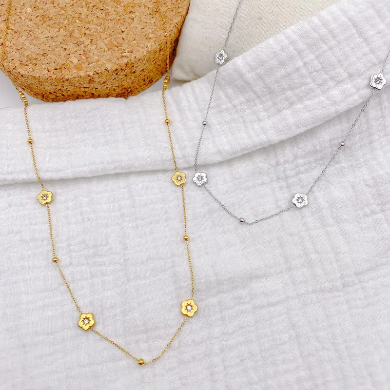 Collier sautoir ARIANE acier