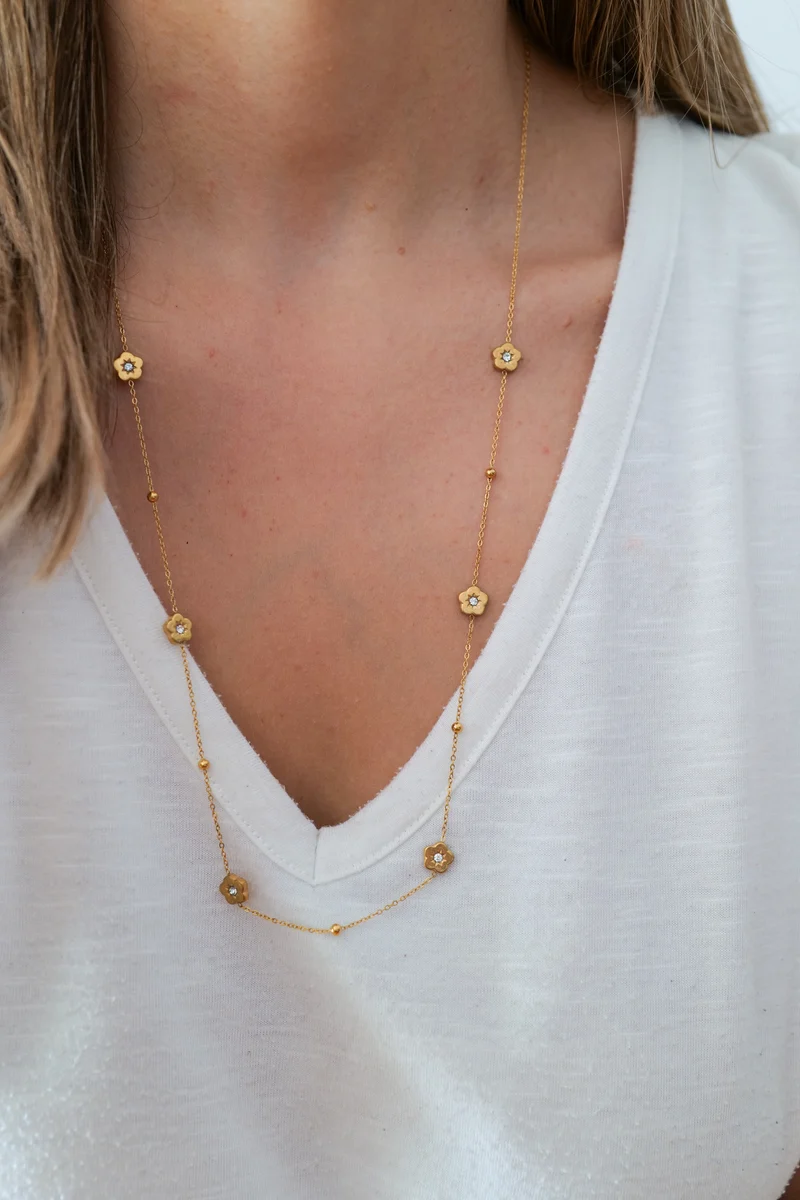Collier sautoir ARIANE acier