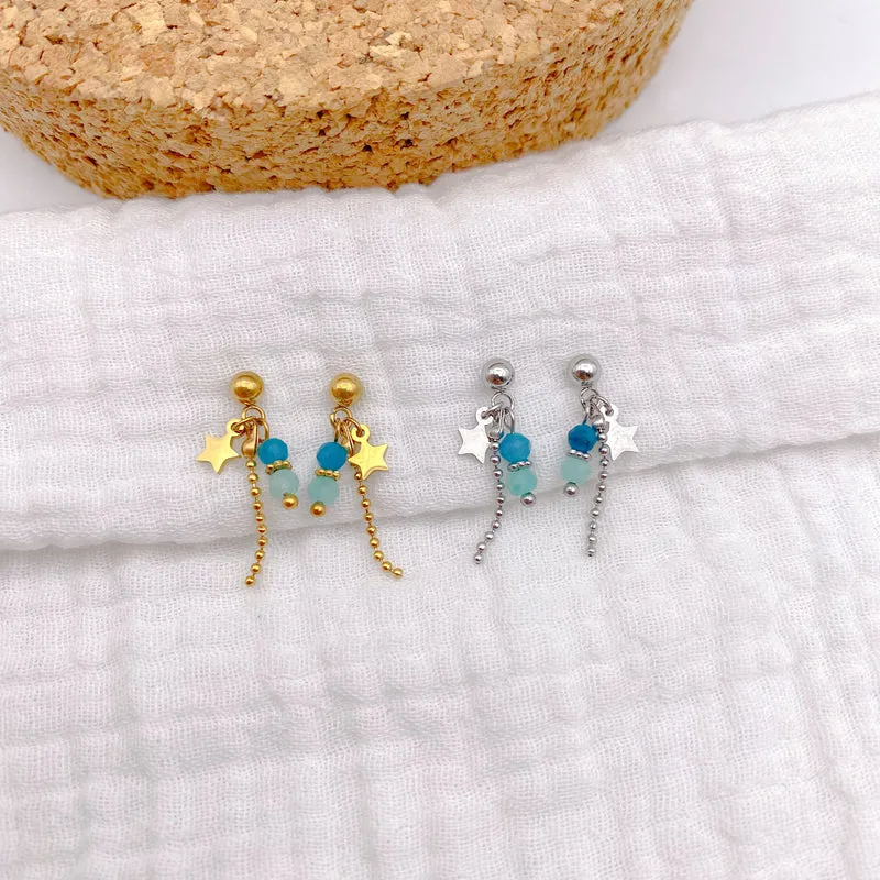 Boucles d’oreilles SORAYA acier