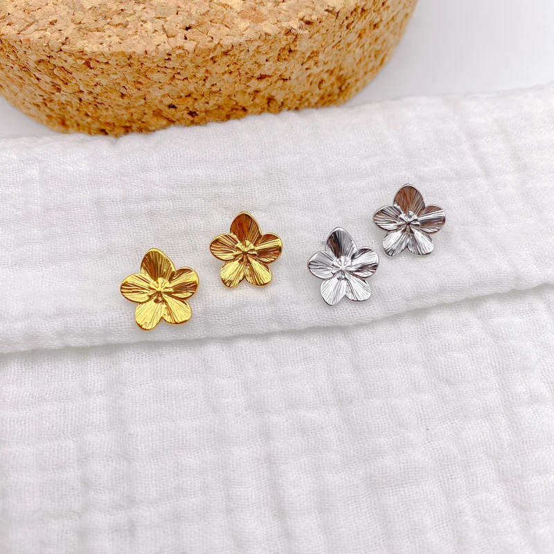Boucles d’oreilles PASCALINE acier