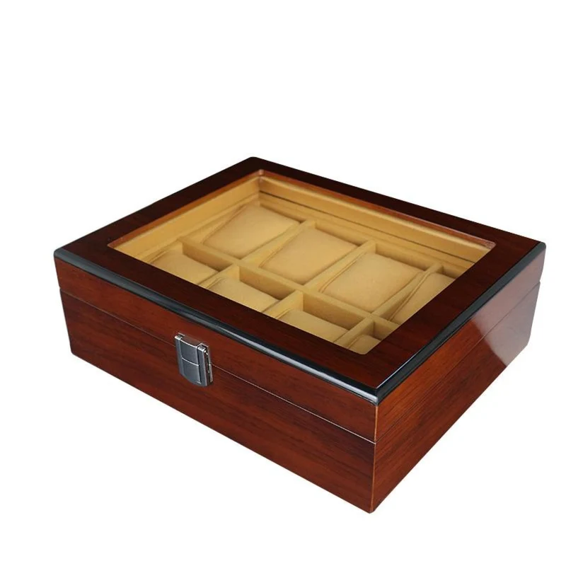 Coffret rangement montres bois – 3, 6, 8 ou 18 emplacements
