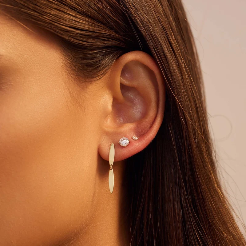 Beloro Jewels La Rinascente Boucles d'oreilles Or 9 carats BO360052