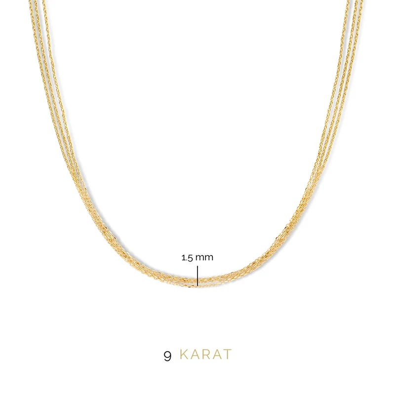 Beloro Jewels La Rinascente Collier Or 9 carats BO340033