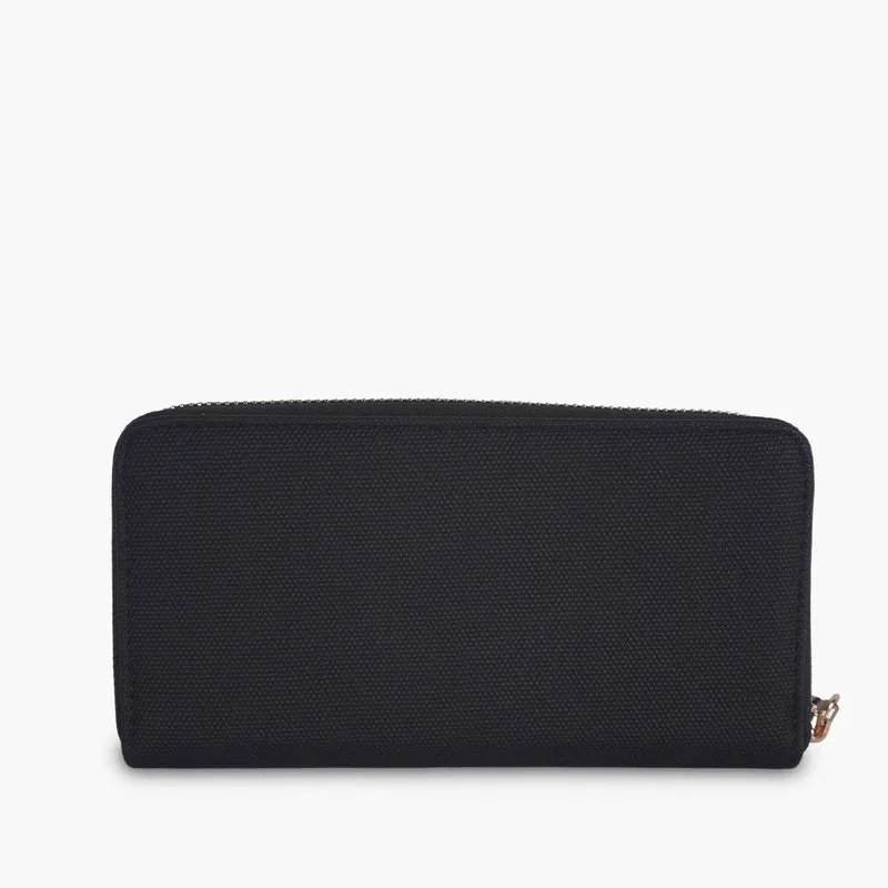 Grand portefeuille noir Tamelia