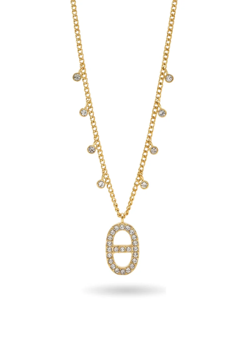 Collier Maille Marine Pampilles