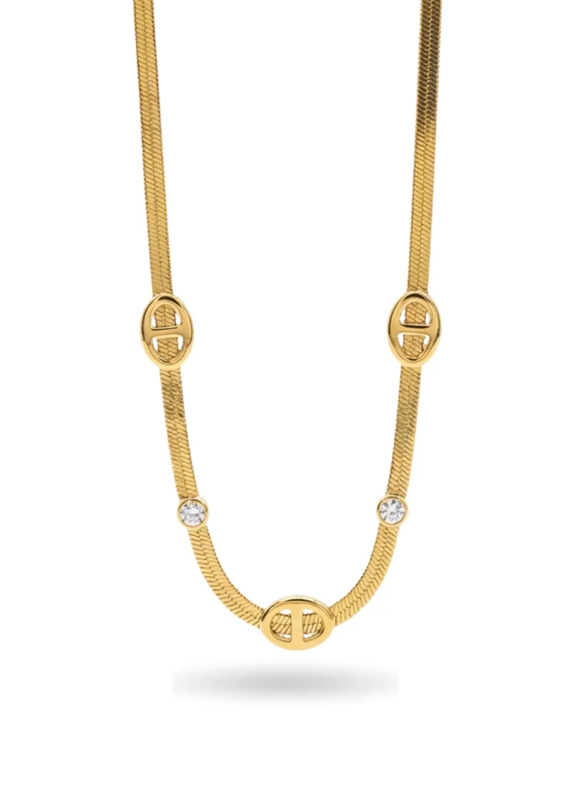 Collier Maille Marine Serpent
