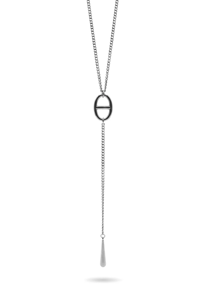 Collier Y Maille Marine Élégant