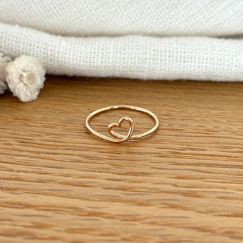 Bague "Amo" plaqué or