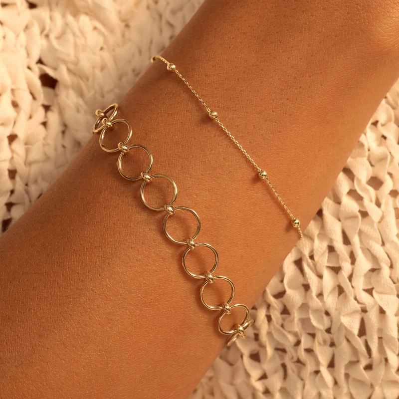 Beloro Jewels Della Spiga Bracelet Or 9 carats BO320039