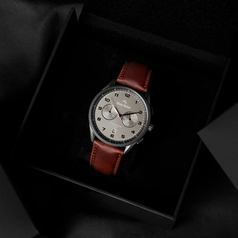 Mats Meier Mont Vélan Hommes Montre Marron MM10005
